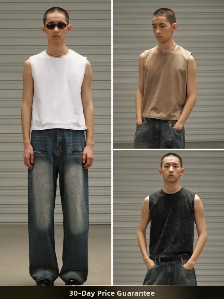 

Арендуемый японский летний жилет из чистого хлопка, утяжеленный, с цветными наплечными подушками, для молодежи.