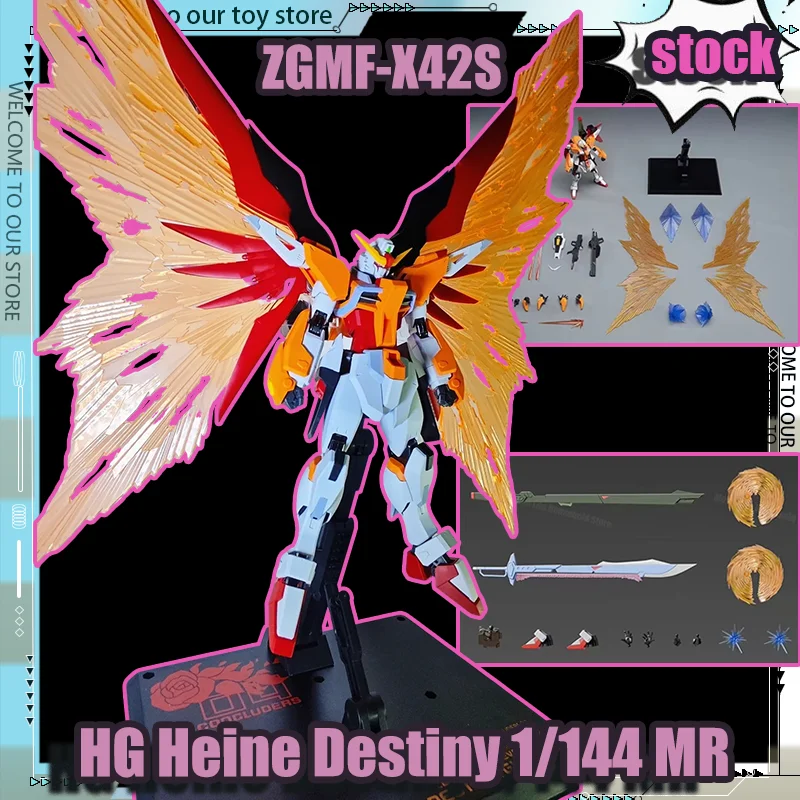

В наличии: Сборная модель HG Heine Destiny 1/144 MR ZGMF-X42S, робот-фигурка с металлическим каркасом, пластиковая модель, игрушка, подарок