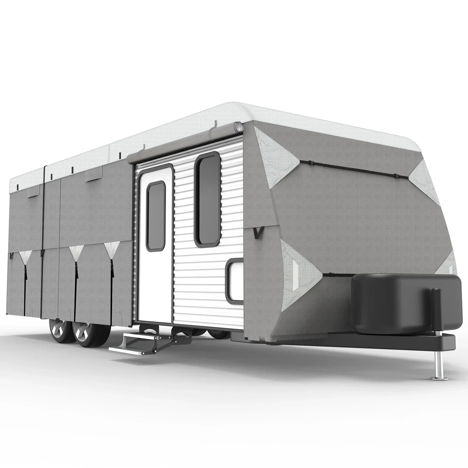 China Factory Wholesale UV Protection RVr Cover Waterproof Xtra Caravan Travel Trailer Cover