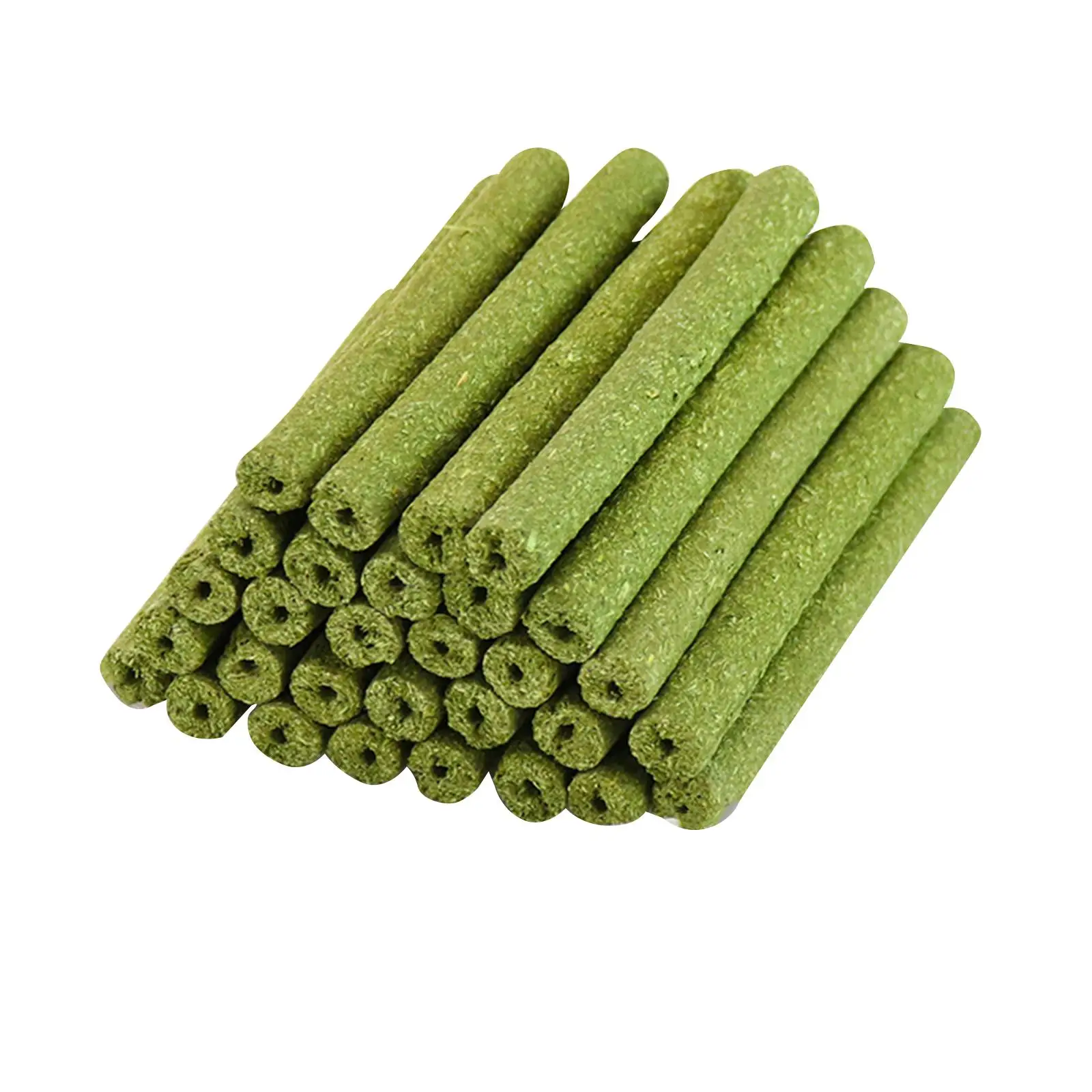 30Pcs Rabbit Chew Toys Pet Snacks Grass Pet Tooth Chew Toys Hay Sticks Hamster Chew Toys for Teething Rats Entertainment Biting