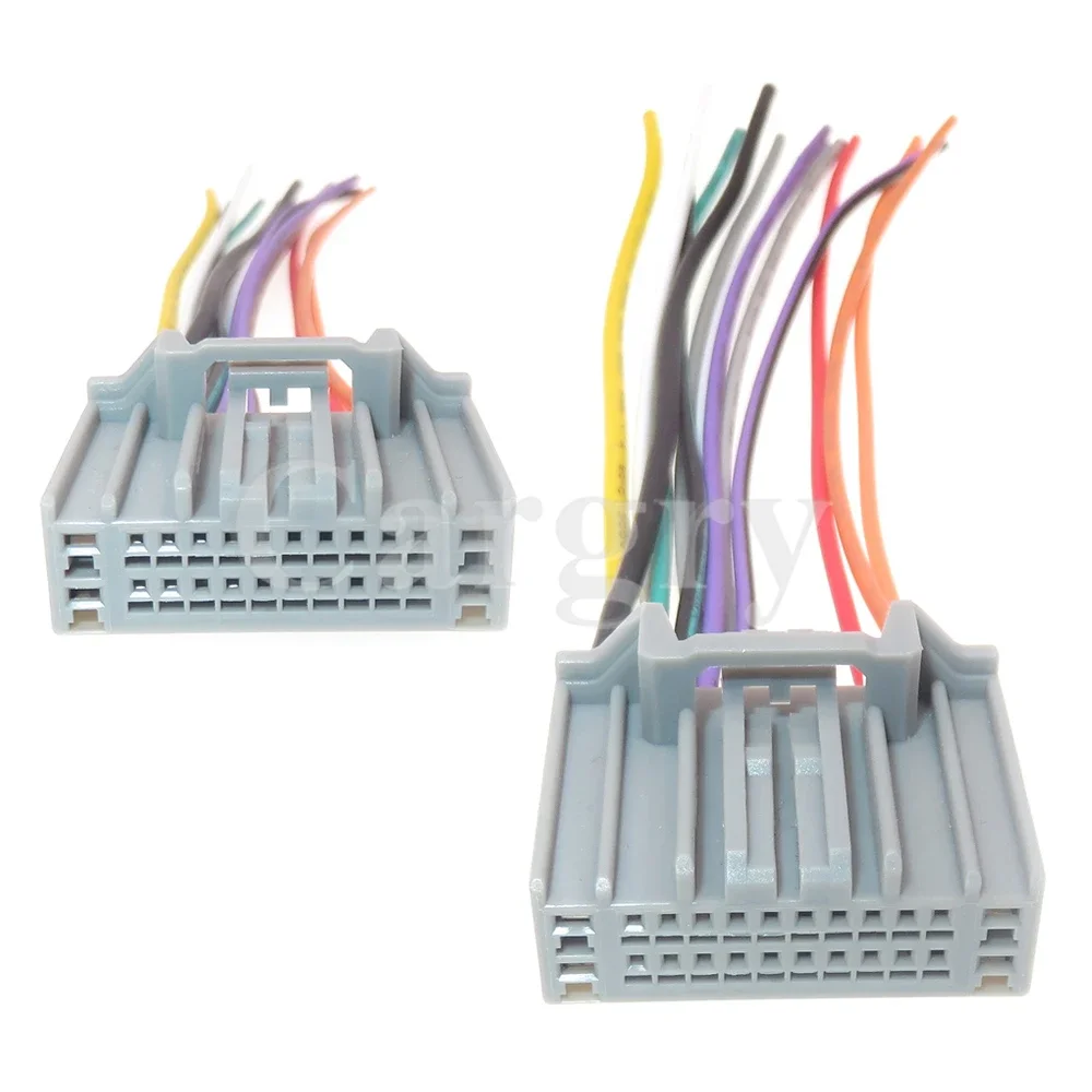 

1 Set 24P MX58024SFB AC Assembly Car Stereo Radio Connector ISO Adaptors Car Audio CD Adapter Female Plugs for Honda CRV