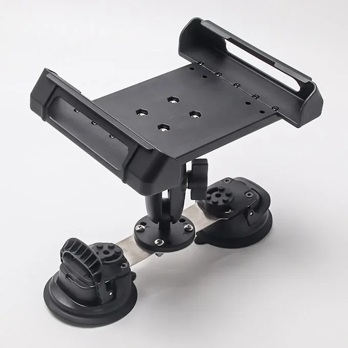 

factory price adjustable aluminum alloy base tablet PC holder stand for 8-10inch tablet for farm machine