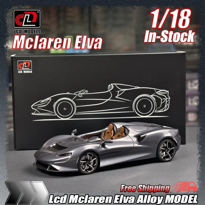 

Lcd Mclaren Elva 1:18 Scale Alloy Die-Cast Car Models Collectible Vehicle For Collectors Home Display Decoration Collection Gift