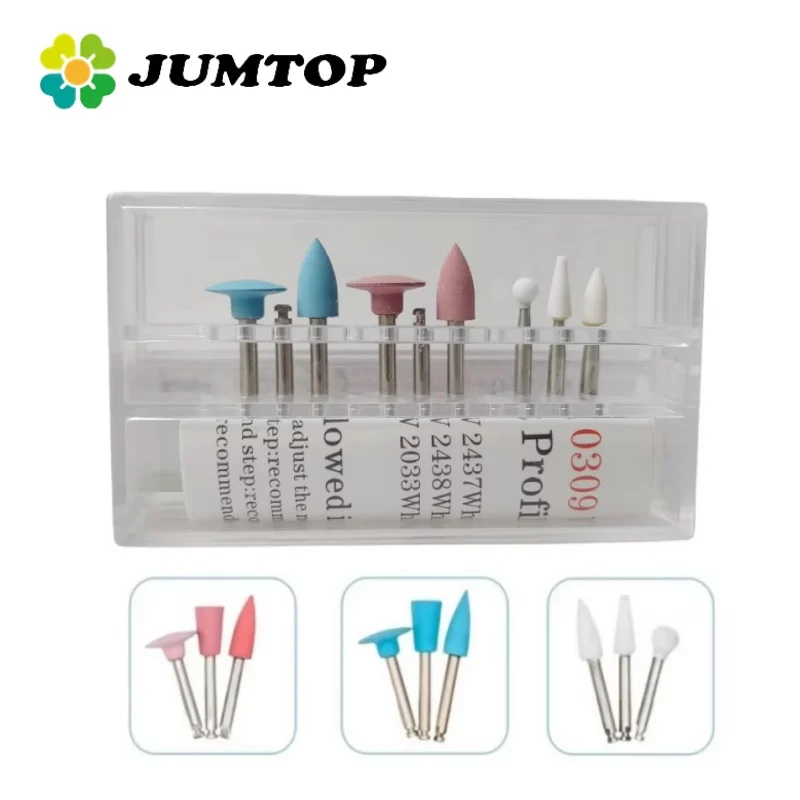 

Набор для полировки стоматологического композита JUMTOP: насадки для шлифовки и полировки смолы для низкоскоростного углового наконечника