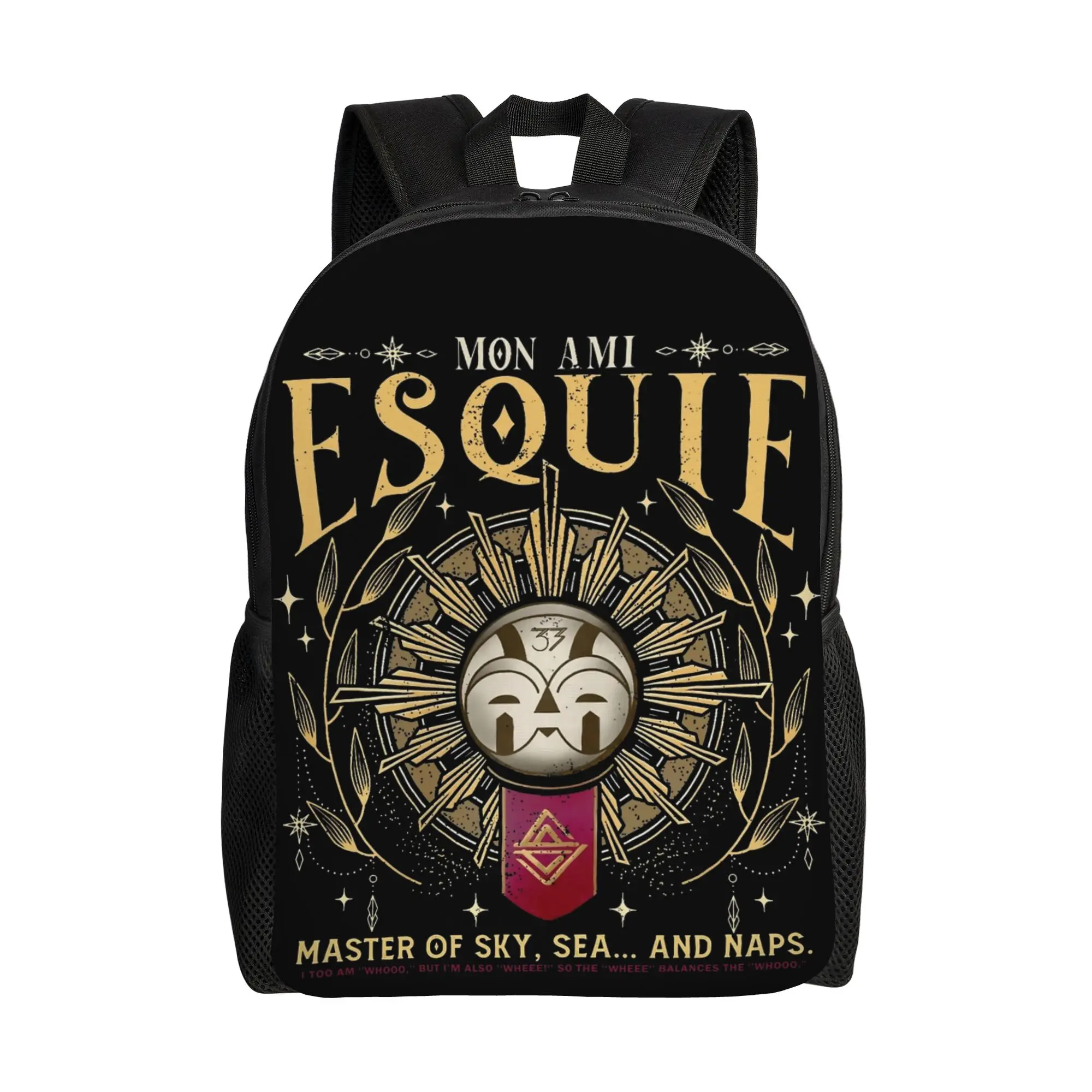 

Классический рюкзак Clair Obscur Expedition 33 Game для спорта, учебы и работы, с забавной надписью, для мужчин и женщин, для ноутбука, холщовая сумка