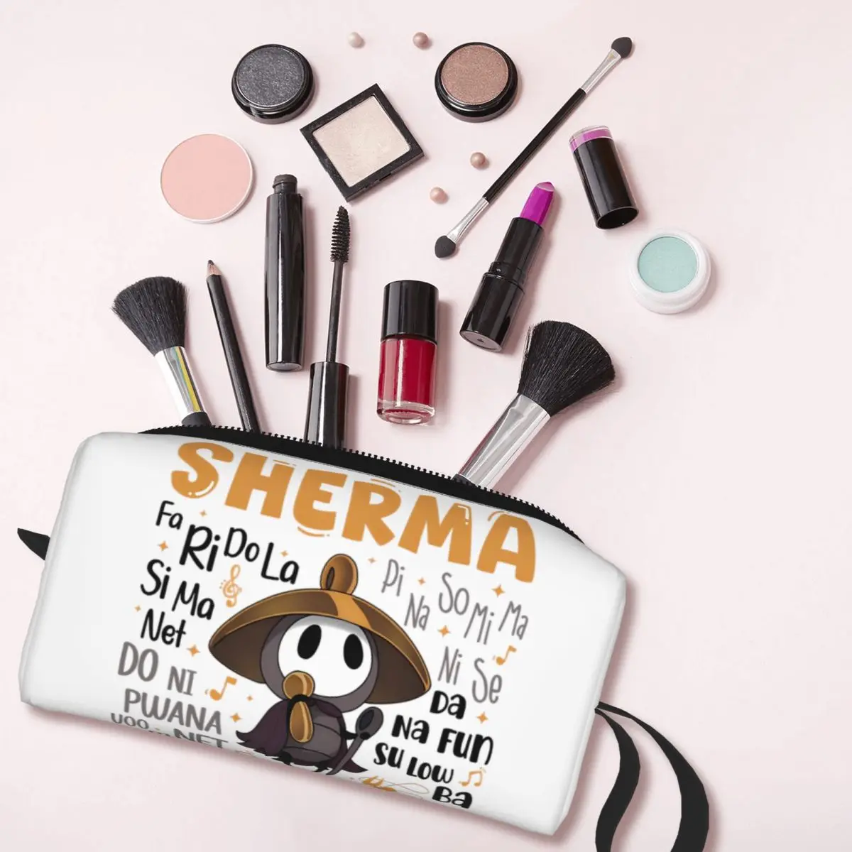 حقائب مكياج هولو نايت سيلكسونج شيرما، حقيبة مستحضرات تجميل أنيقة لتنظيم المكياج في الهواء الطلق #3