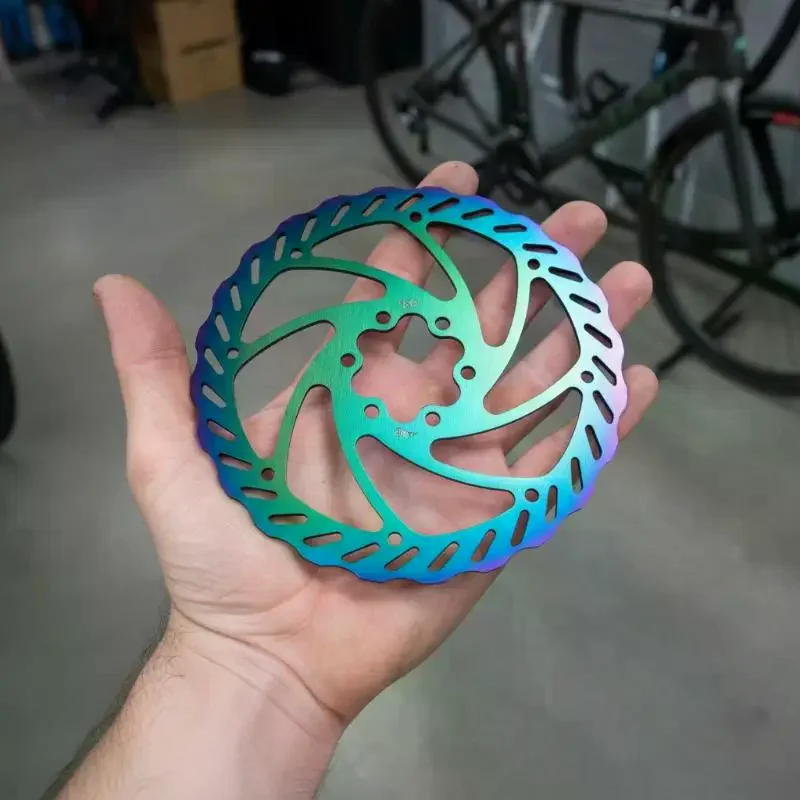1 Set Road Bicycle Parts Bike Disc Brake Rotors 160mm With Bolts Oil Slick Hydraulic Brake Fit For Mt200