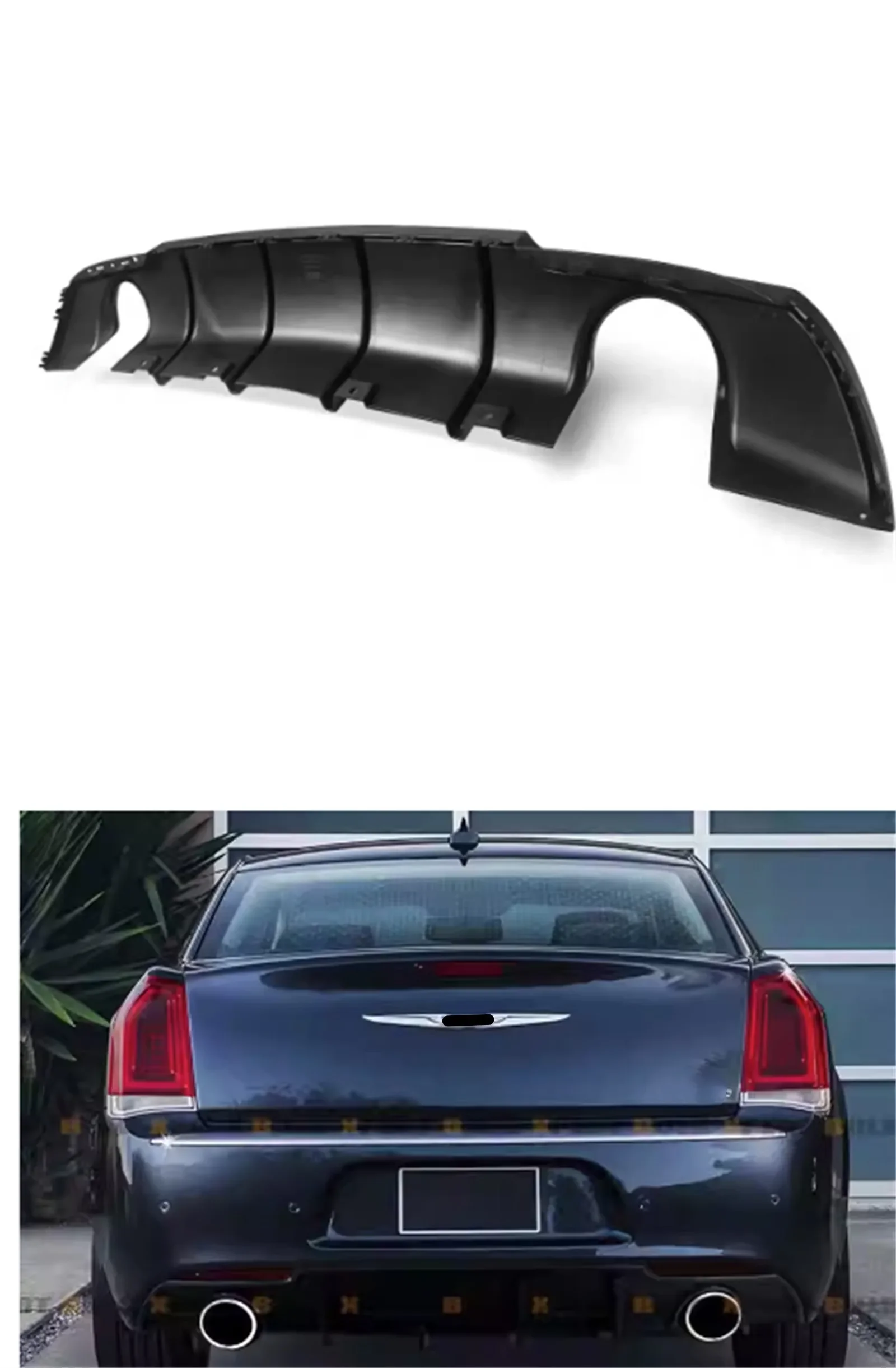 

Car Rear Bumper rear Lip plate for Chrysler 300c 12-22 modified SRT