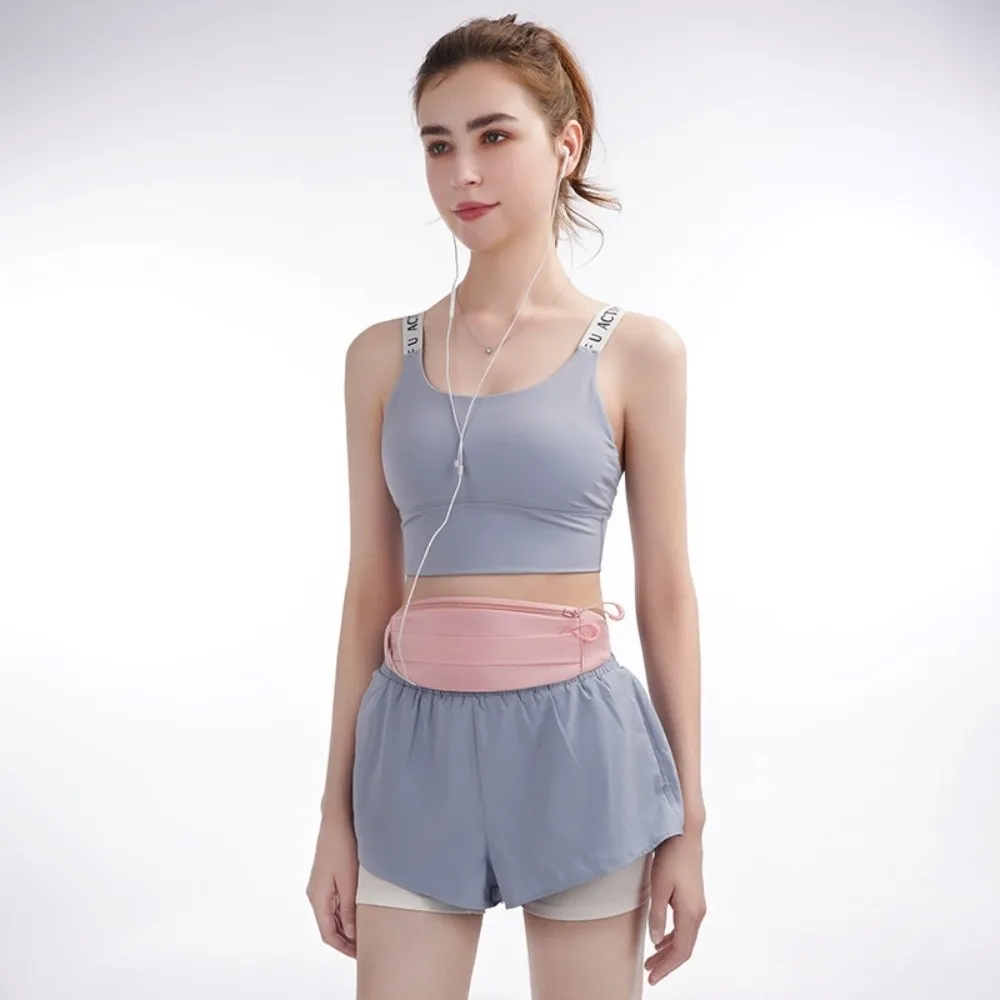 

Ultra-Thin Sport Mobile Waist Bag Close Fitting High Elastic Running Waist Bag Storage Multifunctional Sports Phone Bag