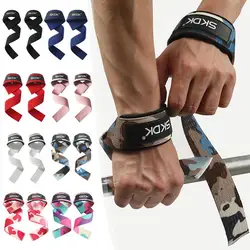 Lifting Straps Gym Anti-Slip Silicone Wrist Straps Strap Training Bar Wristband Hand Brace Padded Thumb Power Support