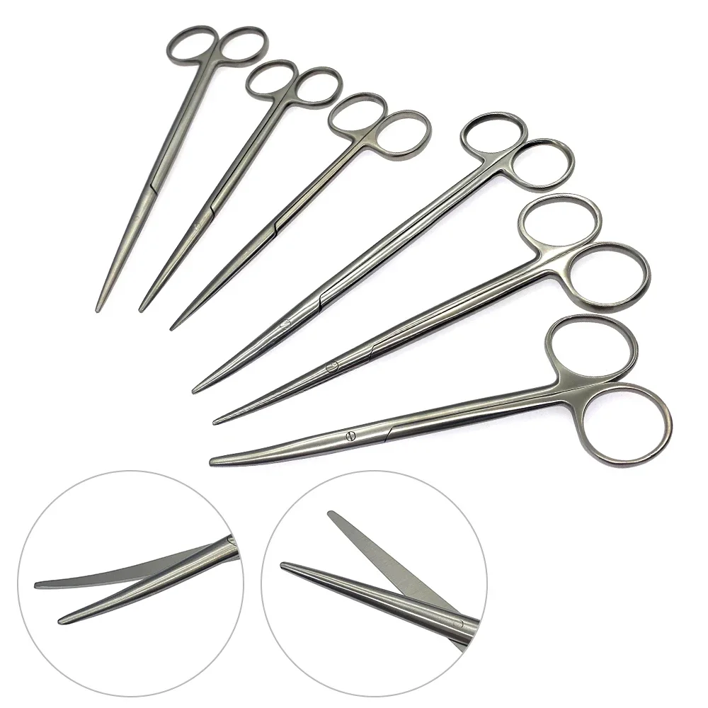 Surgical Blunt scissors Operating Nasal Department scissors 1 pc Stainless steel Veterinary Surgical Instruments