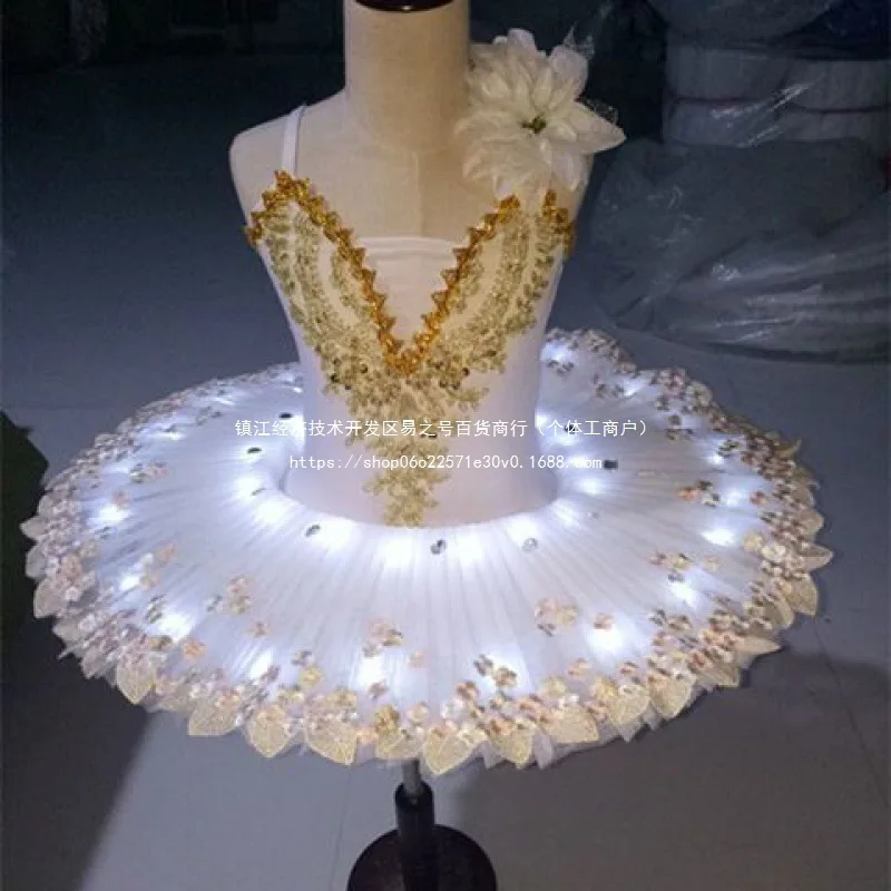 new-children's-ballet-tutu-little-swan-dance-performance-clothes