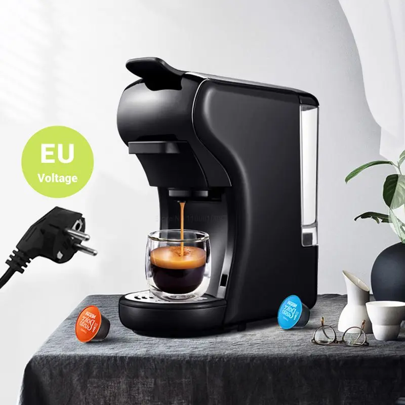 

Bar Coffee Machine 3 in 1 Coffee Maker Multiple Capsule Expresso Cafetera Dolce Milk Nexpresso Capsule Ground Coffee Pod