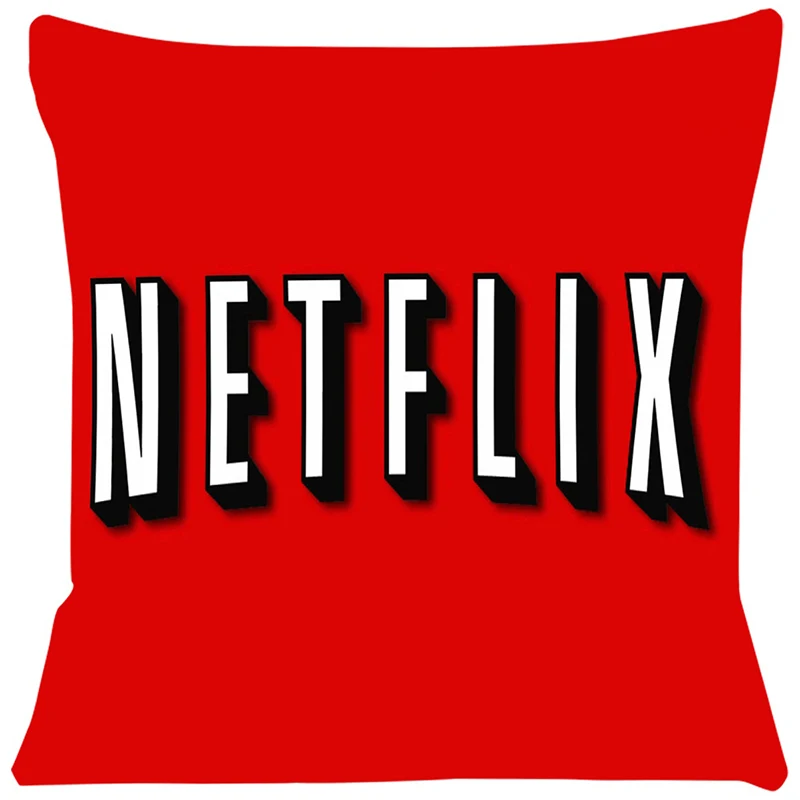 Netflix Pillow Case Home Decorative Gift Sofa Car Super soft Cushions 45x45cm Square Pillowcase Chair Pillow Cove 109