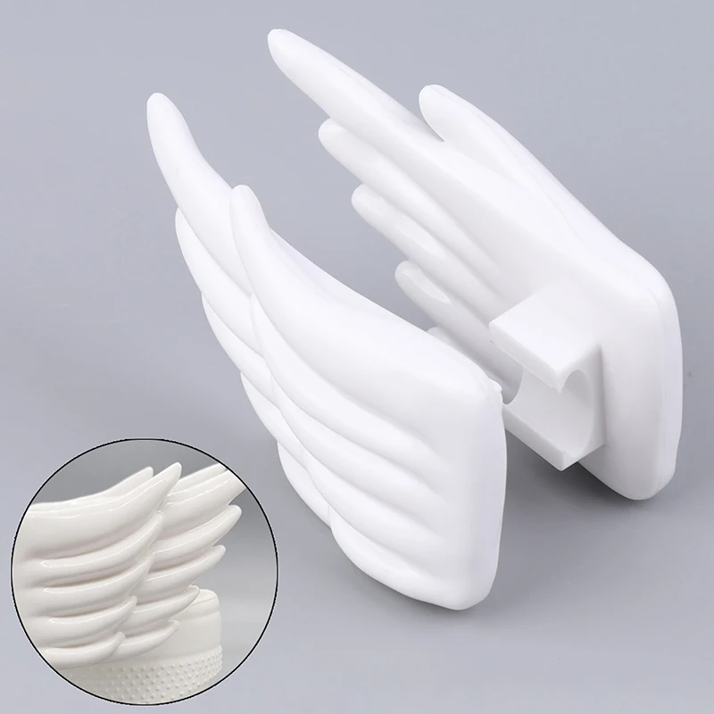 1Pair Angel Wings Shoe Accessories White Angel Shoe Wings Ornament Show Halloween Party Fun Skate Shoes Pendant Diy Decorations