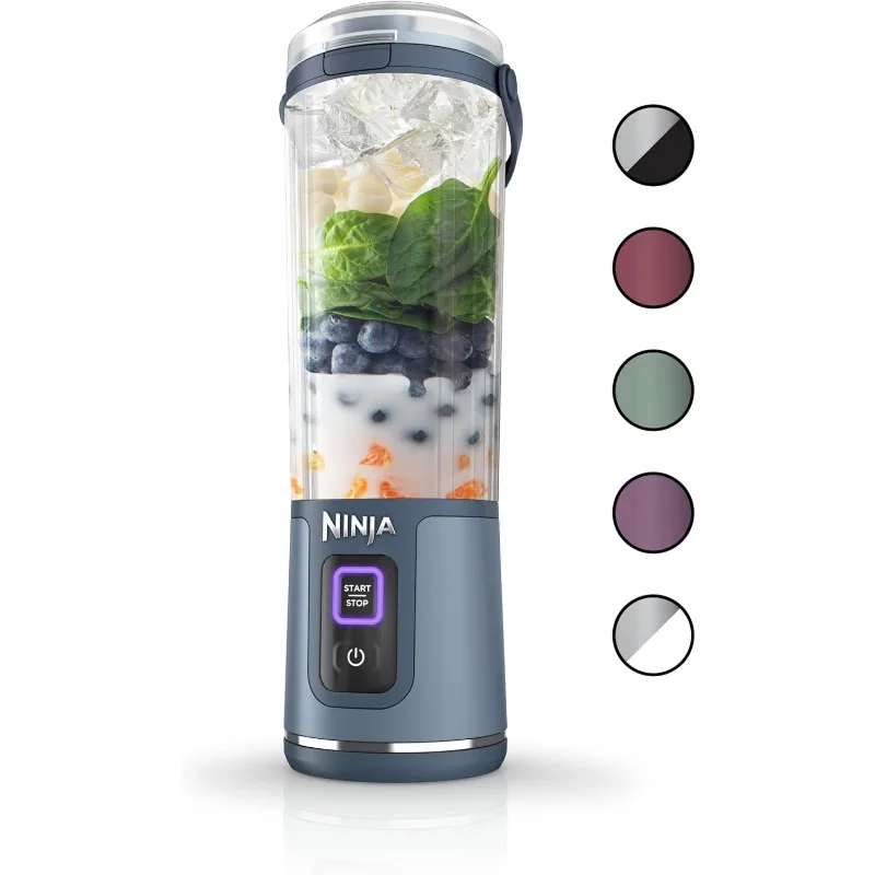 

Ninja BC151NV Blast Portable Blender, Cordless, 18oz. Vessel, Personal Blender-for Shakes & Smoothies Leakproof-Lid & Sip Spout