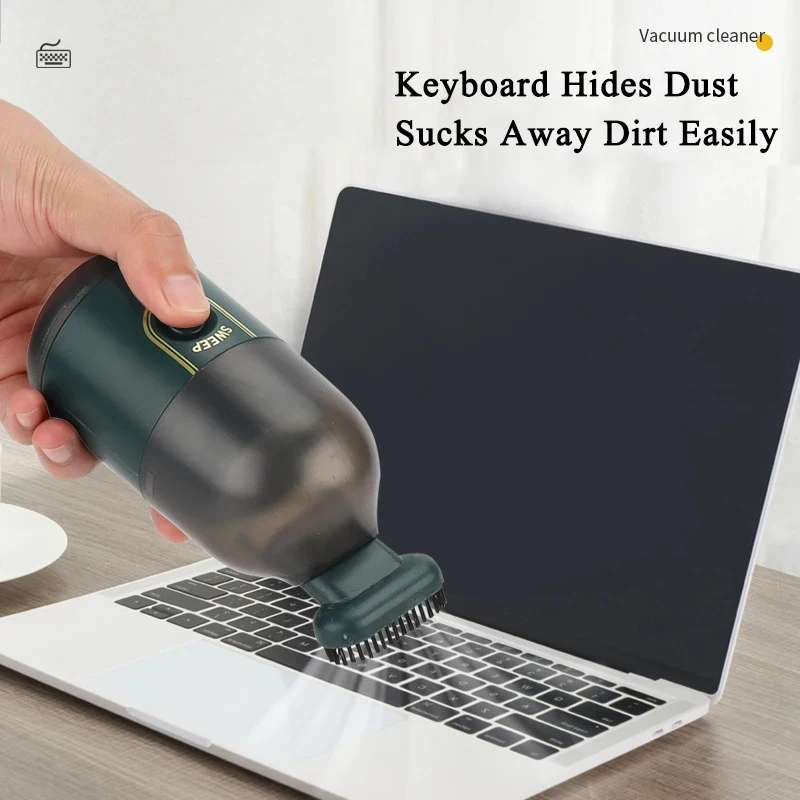 

Мини-пылесос портативный беспроводной с USB-зарядкой для автомобиля, дома, компьютера, офиса, для уборки рабочего стола, новый