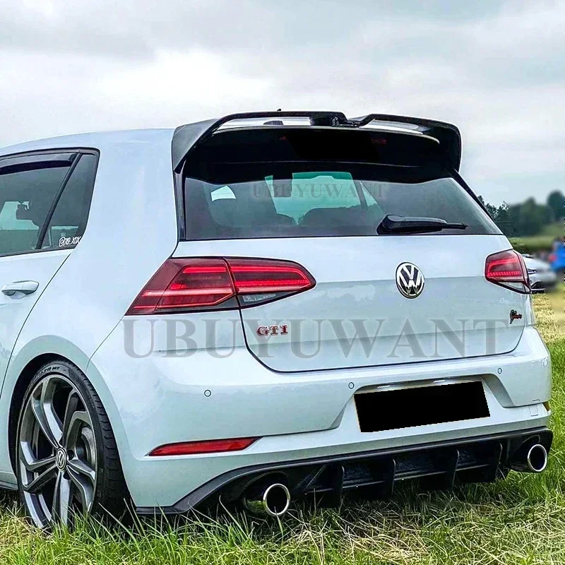 Oettinger Style Roof Spoiler For Volkswagen Golf MK7 7.5 GTI R R Line GTD ABS Rear Spoiler Aleron Golf 7 2013 - 2020