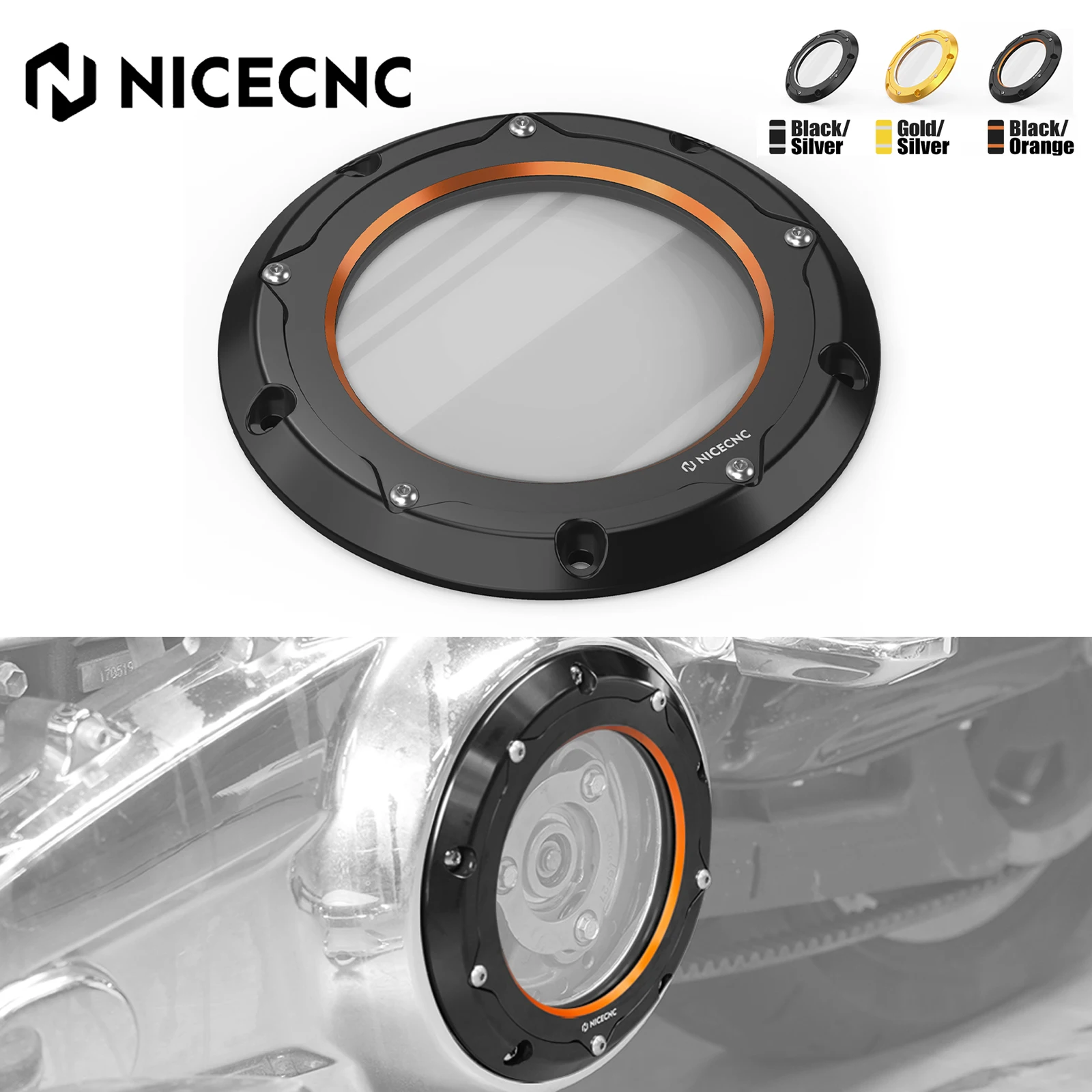 

For 2016-2025 Harley Road Glide FLTRX Derby Cover Clutch Cover Street Glide FLHX Special FLHXS 2016-2023 Ultra Limited FLHTK