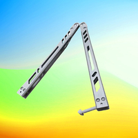 TheOne Barebones нож бабочка 440C Blade Steel Handle Bushing System Pocket EDC Tool Knife