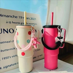Luxury Cat Claw Puppy Tumbler Handle Strap Holder Cute Water Bottle Handle Grip Hanging Lanyard For 6-10cm Cup Mouth