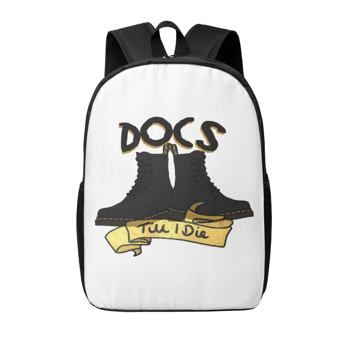 

Docs Till I Die Woman Backpacks Boys Girls Bookbag Fashion Children School Bags Portability Laptop Rucksack Shoulder Bag