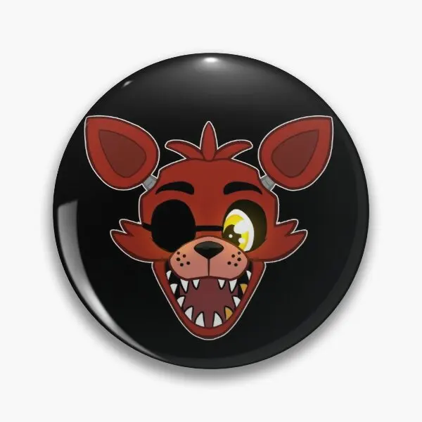 Fnaf Foxy  Customizable Soft Button Pin Clothes Brooch Creative Badge Jewelry Metal Collar Women Fashion Lapel Pin Cute Decor