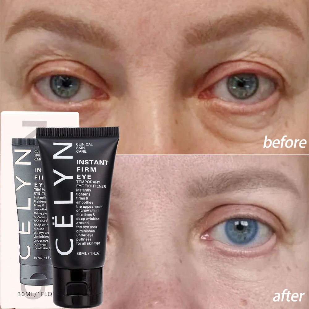 Crema para los ojos firme y instantánea, Reduce líneas finas y ojeras alrededor de los ojos, levanta la piel, elimina las bolsas de los ojos, maquillaje tensor de ojos