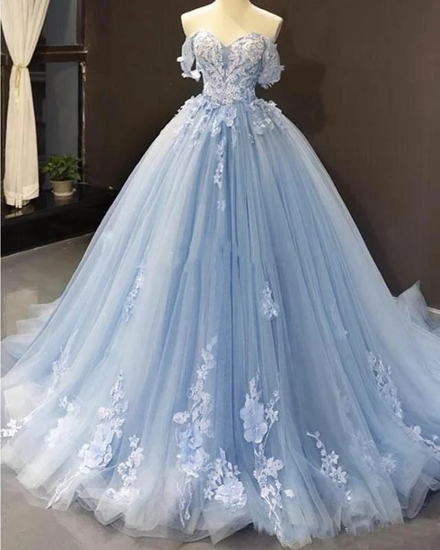 Angelsbridep Sweetheart Baljurk Jurken Voor 15 Party Fashion Applique Tulle Prinses Verjaardag Toga Plus Size