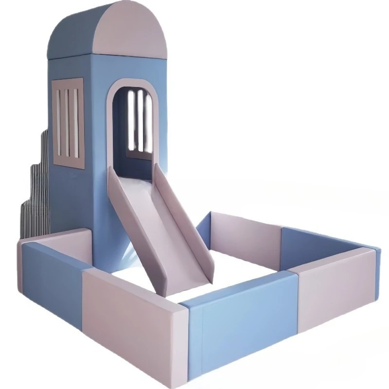 Simple Naughty Castle Paradise Indoor Sales Department Activity Center Slide Bobo Pool