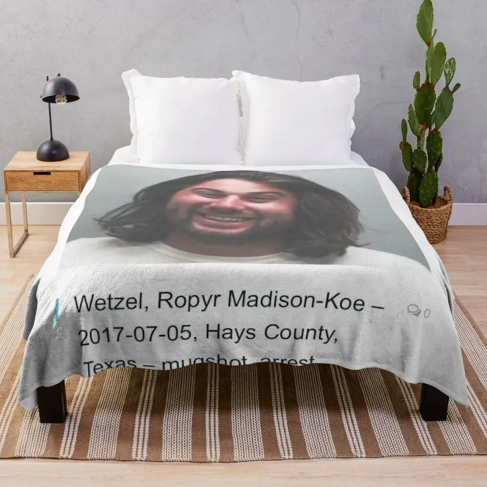 

koe mug shot Throw Blanket Softest Soft Plush Plaid Blankets