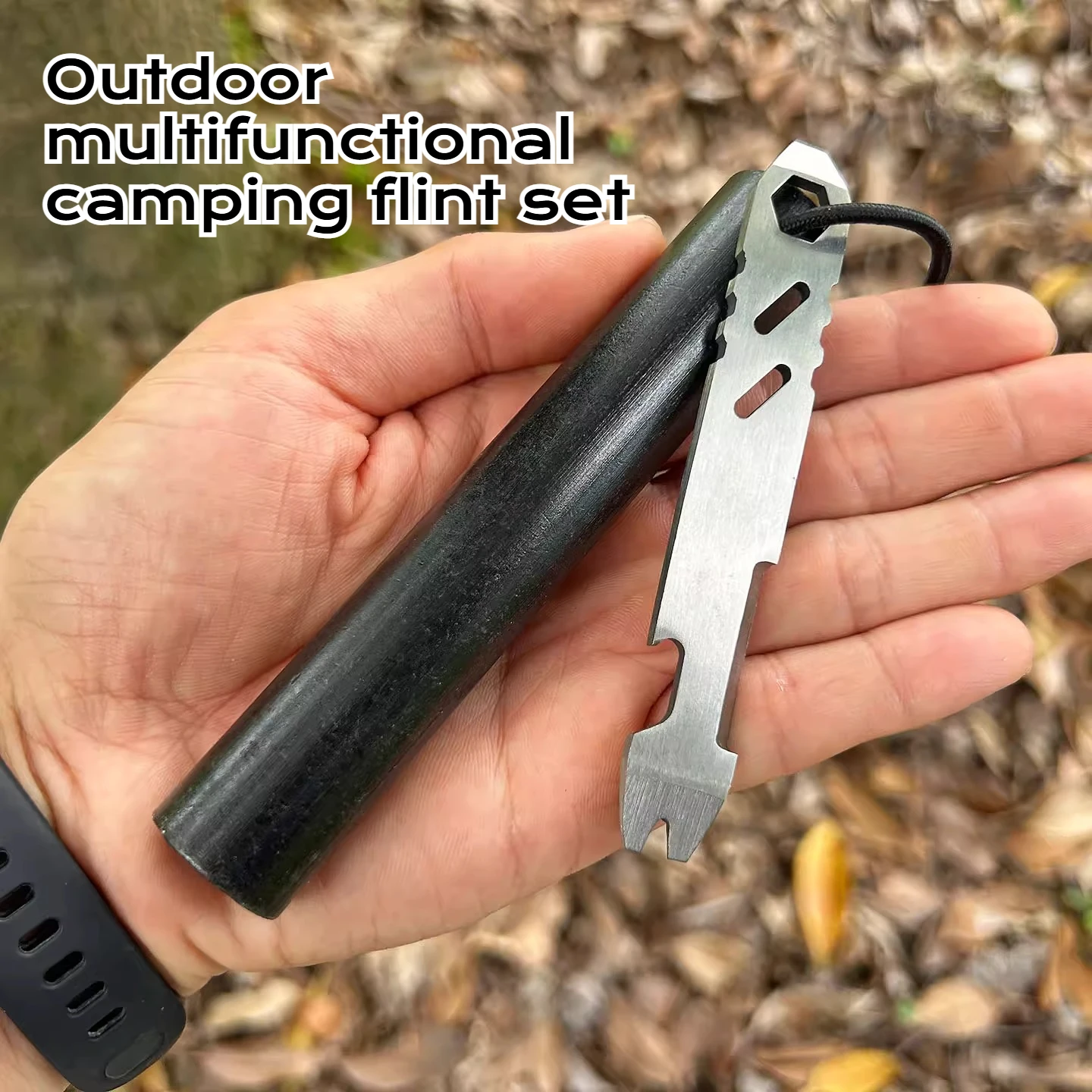 

NEW Outdoor Multifunctional and Convenient Camping Hiking Flint Set Outdoor Survival Emergency Lighting Firearms EDC Equipment