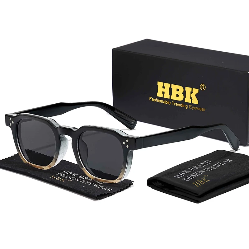 HBK Herren Vintage Sonnenbrille Hip Hop Vielseitige Sonnenbrille Damen Alltagskleidung Outdoor Reisen Einkaufen Party Brillen UV400