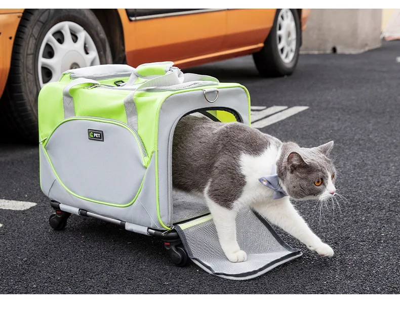 Dog Carrier Bag Soft Side Backpack Cat Pet Carriers Dog Travel Bags Airline Approved Transport For Dog Cat Outgoing Pet Supplies