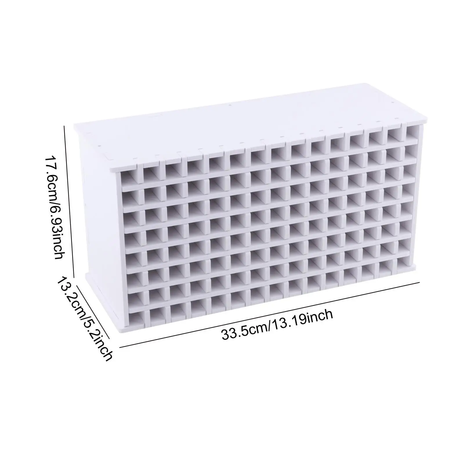 Marker Pen Organizer Stand with 120 Slots Paint Brush Holder Rack for Art Supplies Colored Pencils Desktop Storage for Craft