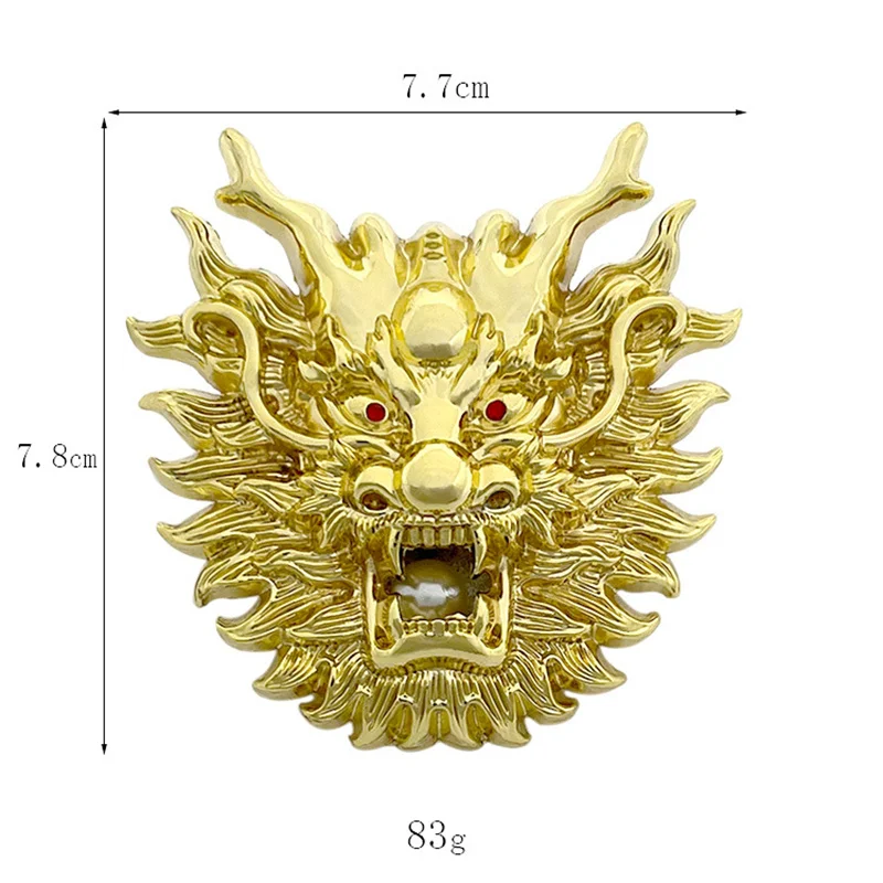 Dragon head belt buckle national wind western style