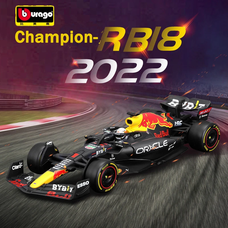 

Bburago 1:43 2022 F1 Red Bull Racing RB18 1# Verstappen 11# Perez Formula One Alloy Diecast Car Model Collection Toy Gifts B776