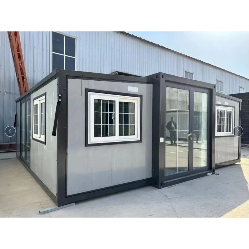 20 Foot Folding Room Window Glass Adopts Double-layer Glass and There Are Two Bedrooms and One Living Room