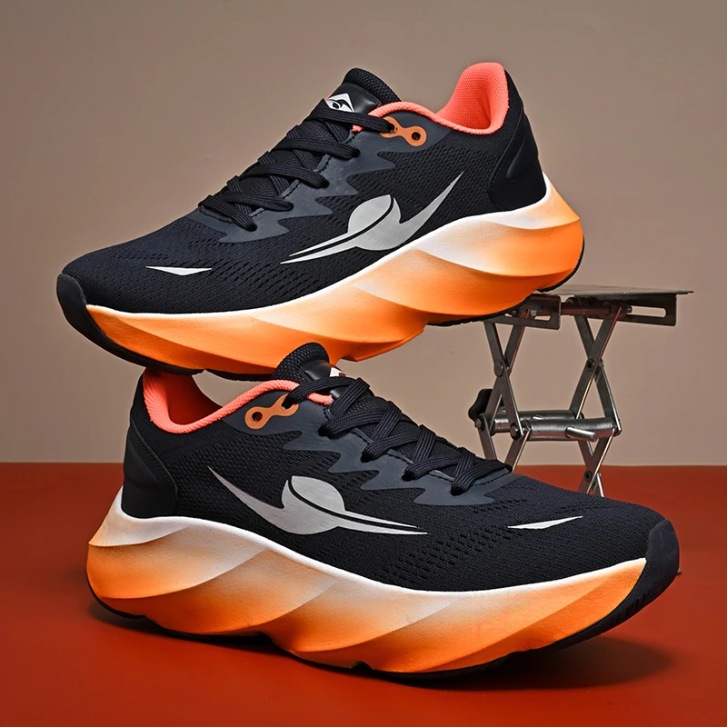 

Unisex Jacquard Running Shoes - 2024 Autumn/Winter New Speed Racing Shoes for Couples, Teens | Training & Competition