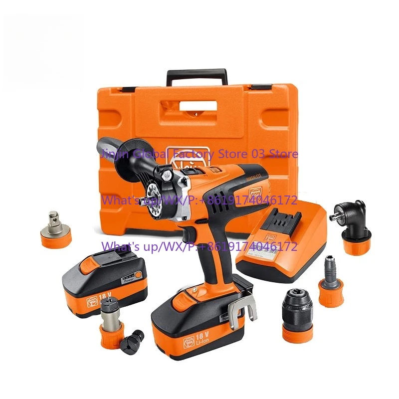 ASCM18 Rechargeable Brushless Hand Drill Driver Multi-Function Punching Four-Speed Power Tool Screwdriver