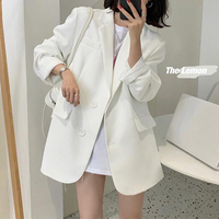 Black suit jacket for women 2024 new Spring and Autumn Korean edition casual, comfortable and high-end suit