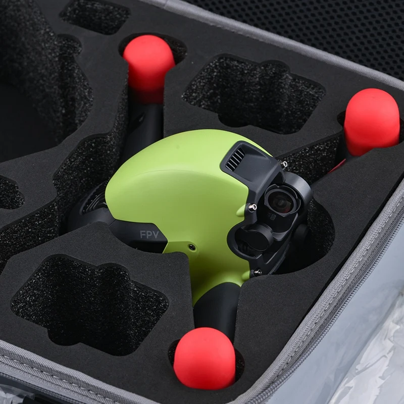 Tampa do motor para DJI FPV Combo Drone, proteção do motor, tampa à prova de poeira, protetor vermelho, chapéu macio, 4pcs