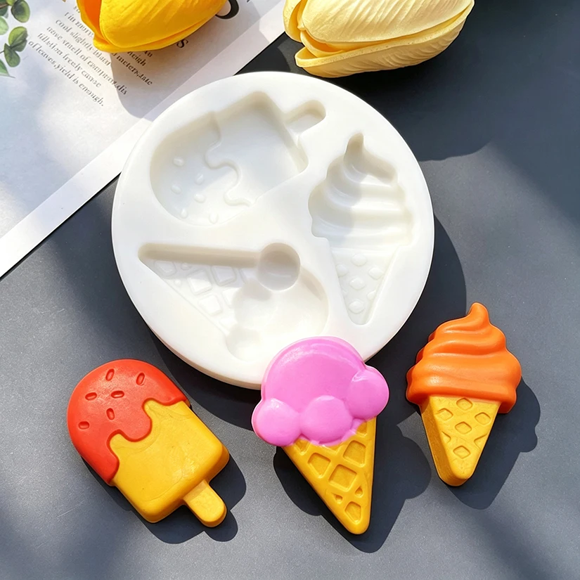 Eisform Silikon Kuchen Backform Sugarcraft Schokolade Cupcake Harz Werkzeuge Fondant Kuchen Dekorieren Werkzeuge