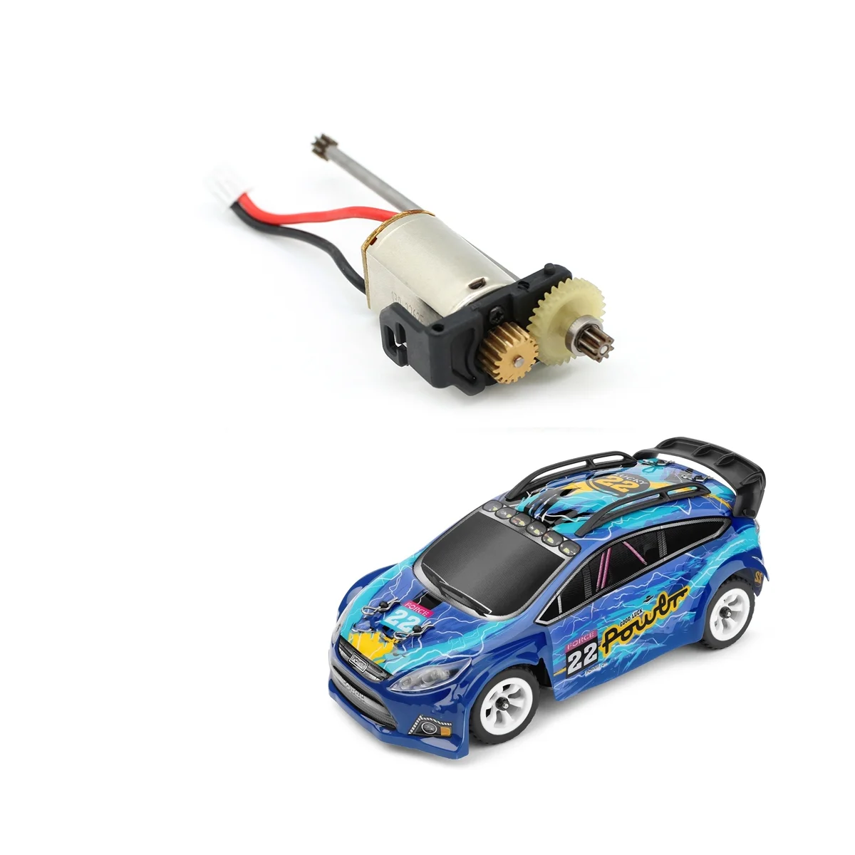 WLtoys-284010-2520 Motor para carro RC, peças sobressalentes, acessórios, 284010, 284131, K969, K989, 1/28