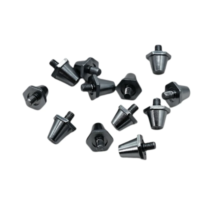 12Pcs/set Football Studs Replacement Safety Aluminum Football Studs, Football Boot Studs for Adults Boy Girl Kid Shoes 24BD