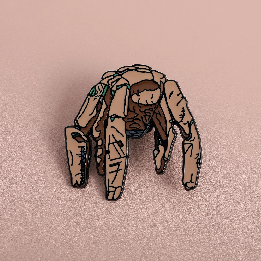 Project Hail Mary 4-teiliges Emaille-Pin-Set: Sci-Fi-Buch- und Film-Fan-Sammlerabzeichen mit der Skulptur von Rocky und Grace – Detail 2