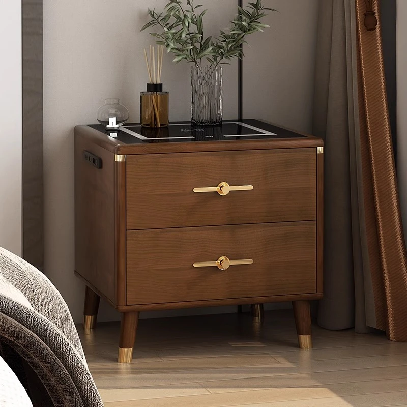 

Nordic Storage Nightstands Aesthetic Bedroom Dresser Smart Nightstands Organizer Cabinets Table De Chevet Home Furniture