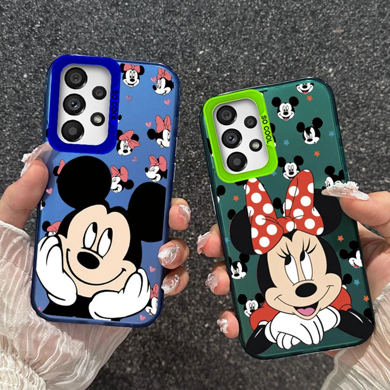 Minnie Mouse Donald Duck Daisy Phone Case For Samsung A12 A52 A32 A53 A33 M55 M35 S20 FE S21 FE Silicone Printed Fundas Cover