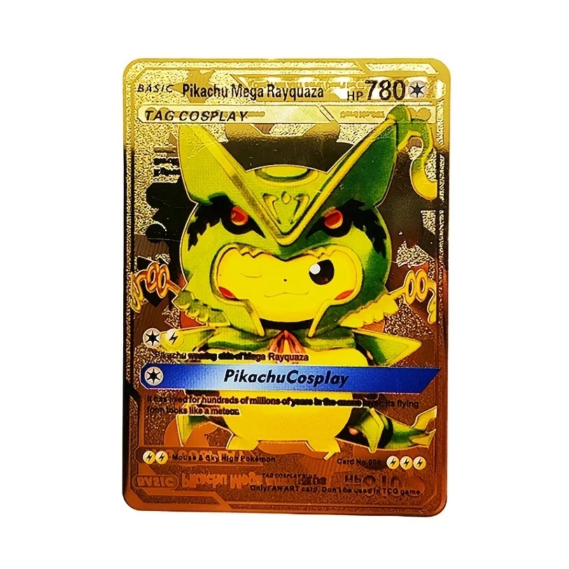 Pokemon Engelse Metal Game Collection Card Anime Figuur Charizard Pikachu Blastoise Mewtwo Battle Collection Carte Card Toy Gift