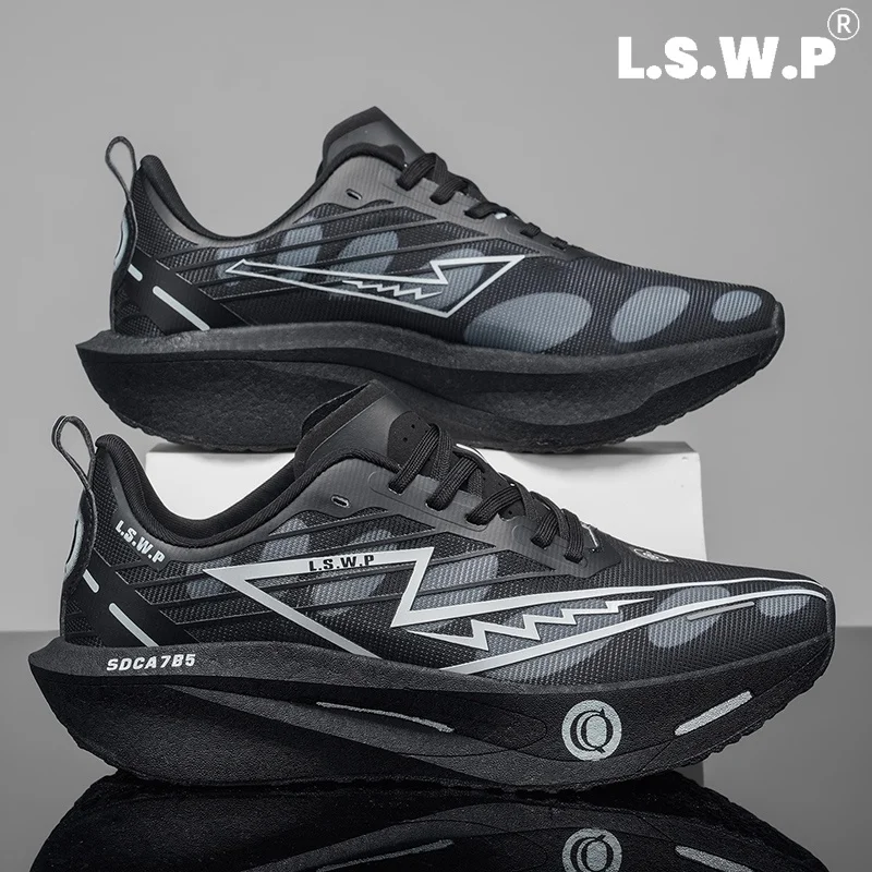 Men's Running Shoes, Mesh Breathable Design, Offers Super Comfort and Performance, Autumn and Winter Sports Shoes, Lace-Up, Comfortable, Suitable for Everyday Wear, Comfortable for All Seasons